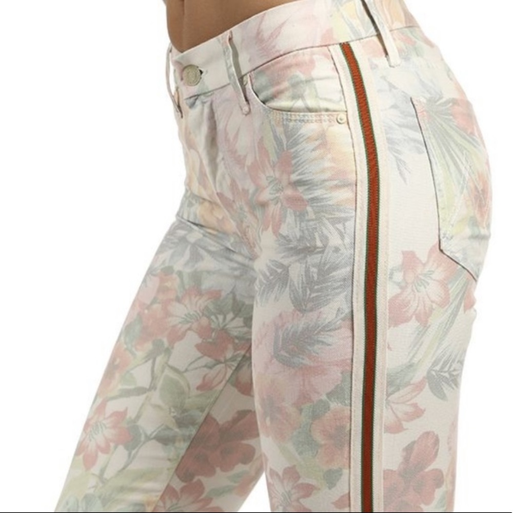 NEW MOTHER Looker ankle fray floral  28